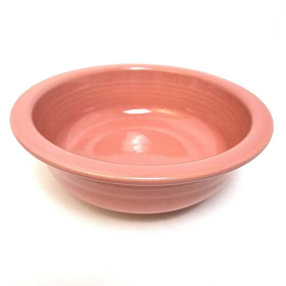 Fiesta HLC Serving Bowl 1 Qt 40 oz Flamingo Retired Color 8.25
